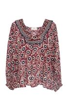 Sea Emi L/s V-neck Blouse