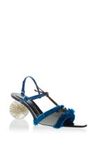 Marni Fur Trimmed Sandal