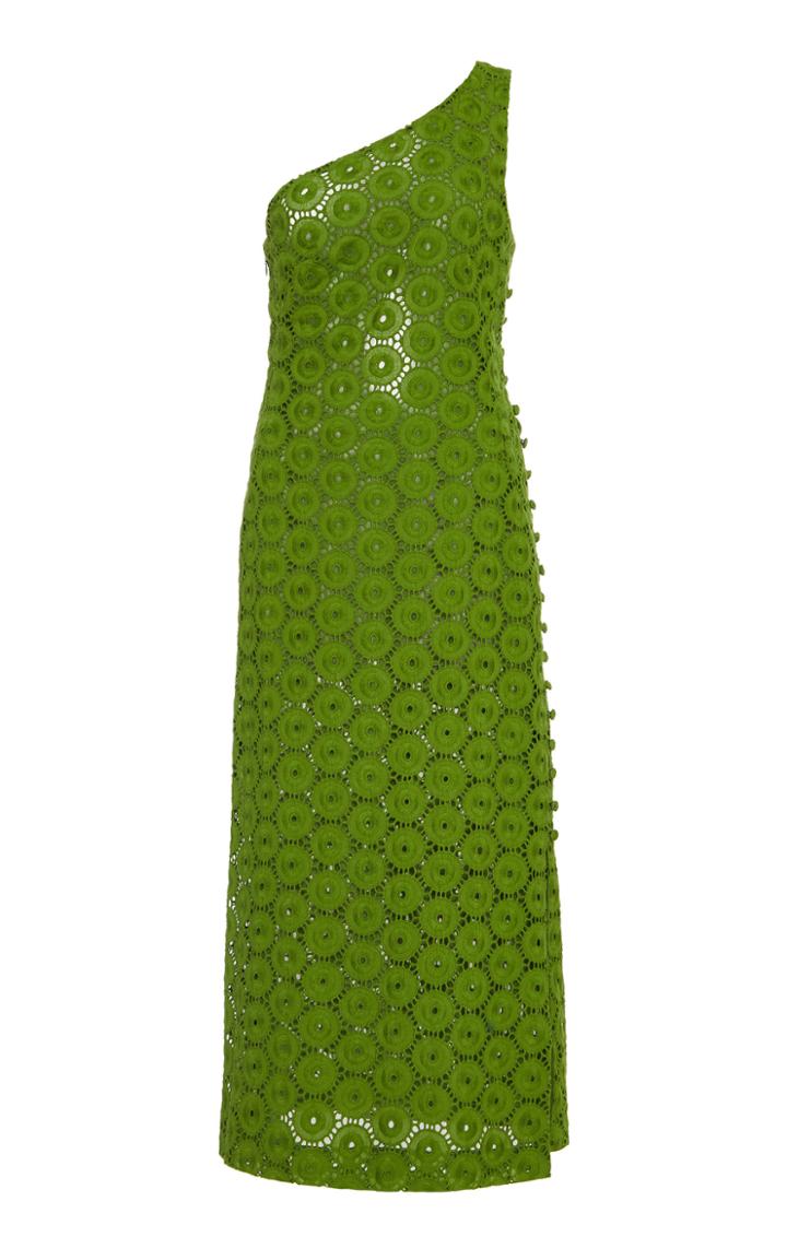 Cult Gaia Louise Lace One Shoulder Dress