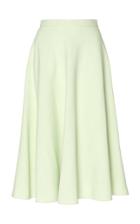 Delpozo Circular Linen Blend Midi Skirt