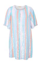 Verandah Hand Beaded Disco Keyhole Dress