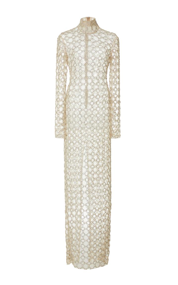 Moda Operandi Naeem Khan Jewel Embellished Gown Size: 2
