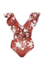 Johanna Ortiz Bahia Sonora Ruffled Lycra Swimsuit