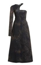 Moda Operandi Saks Potts Kitten Leopard-print Jersey One-shoulder Midi Dress