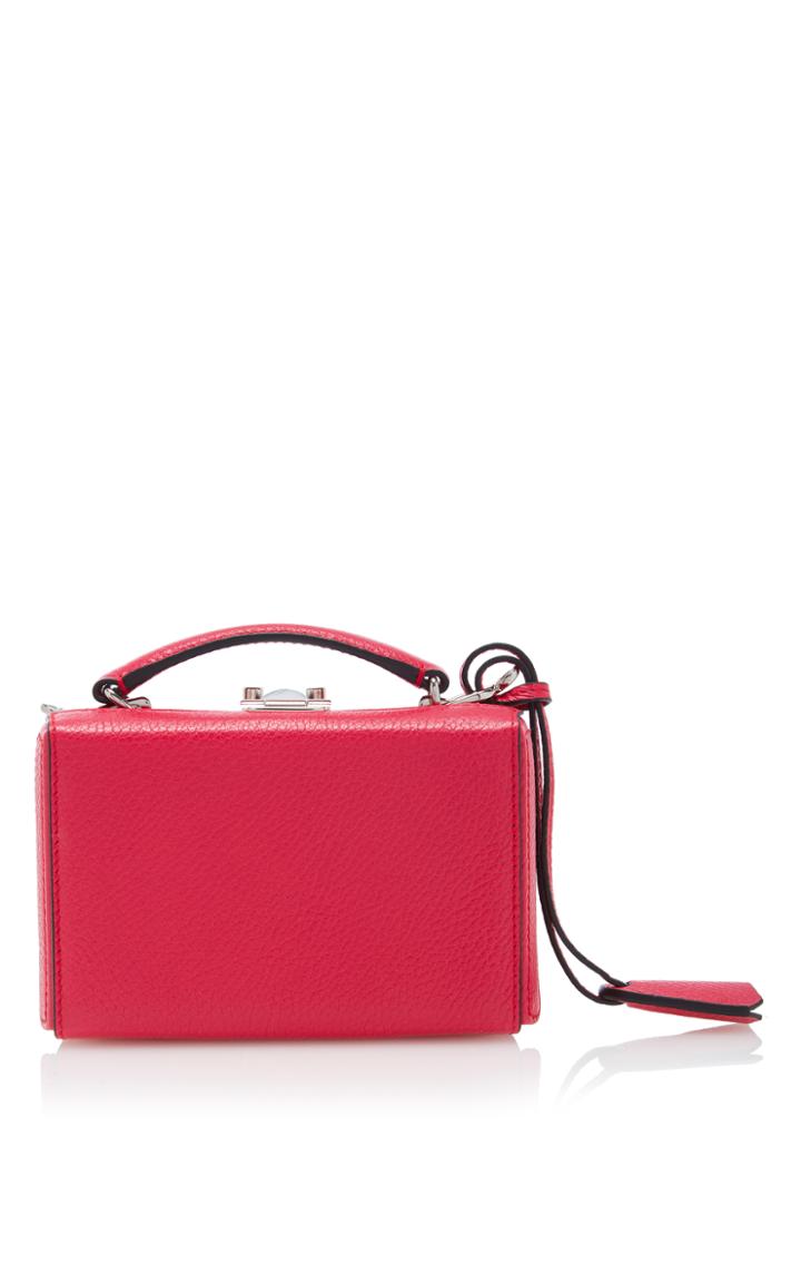 Mark Cross Pebble Grain Grace Mini Box Bag