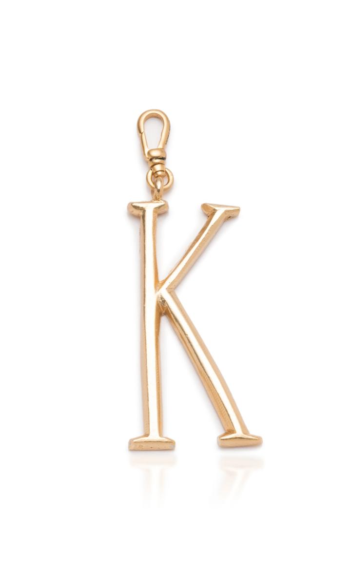 Lulu Frost Custom Large Plaza Letter Charm