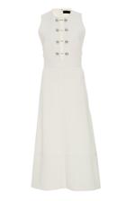 Proenza Schouler Embellished Cut-out Crepe Midi Dress
