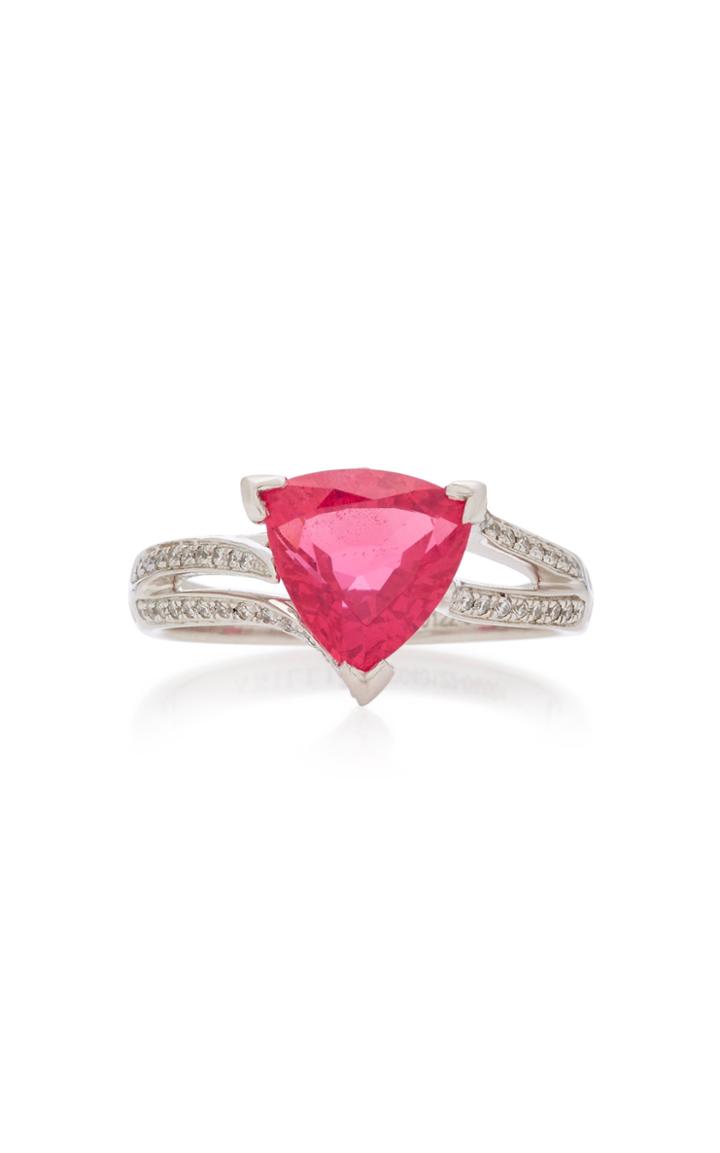 Akillis 18k Gold Spinel And Diamond Ring