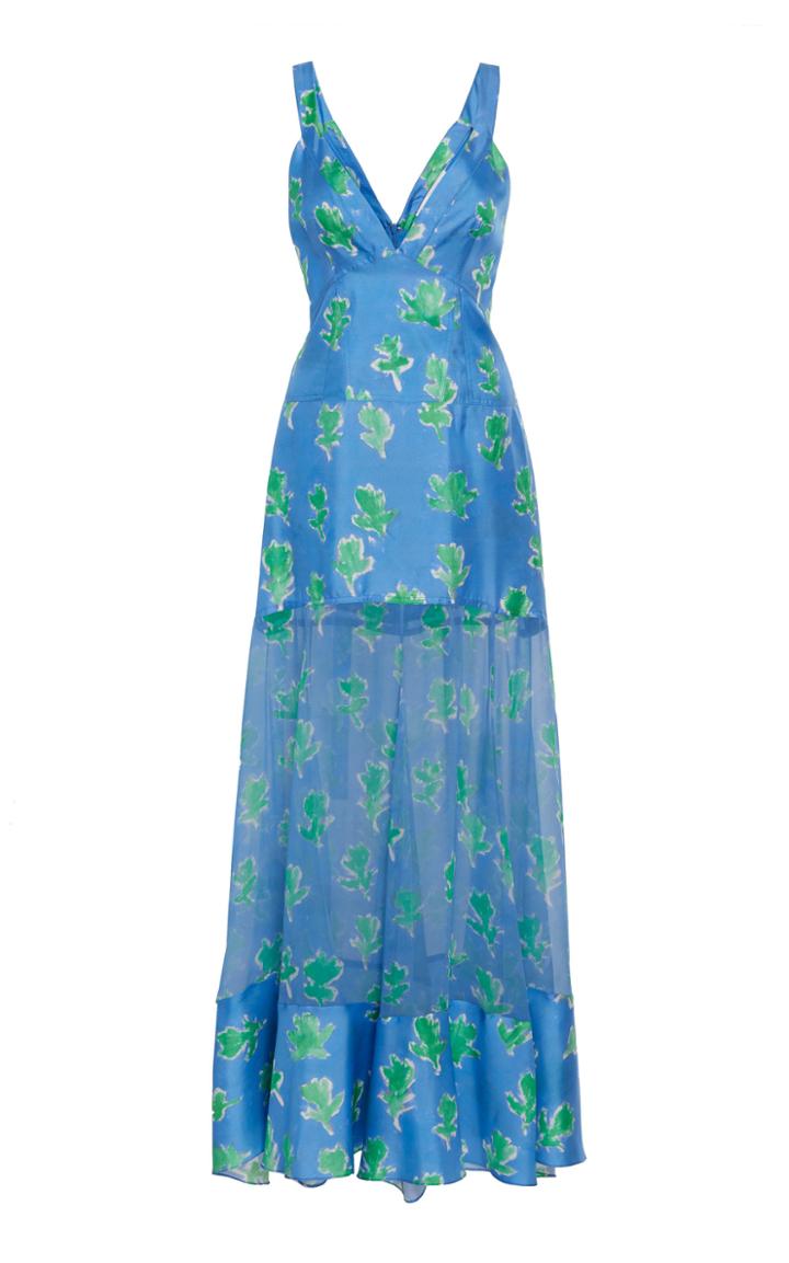 Prabal Gurung Maghi Silk Maxi Dress