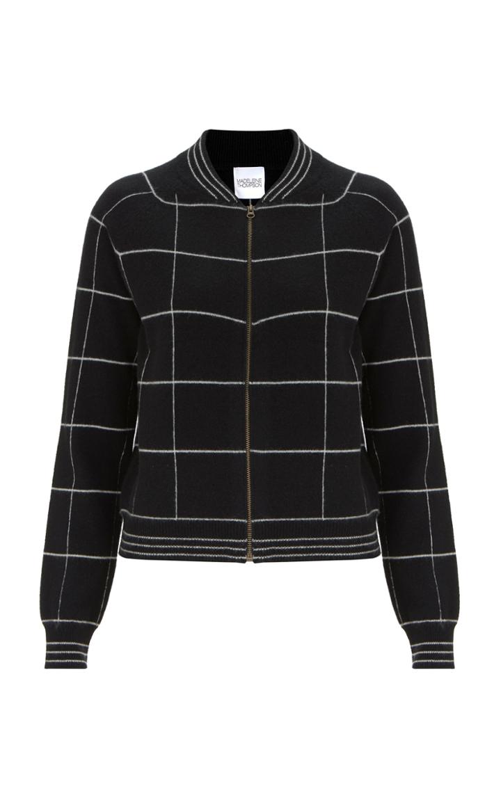 Madeleine Thompson Jedha Striped Cashmere Bomber