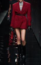 Moda Operandi Versace Houndstooth Cady Coat