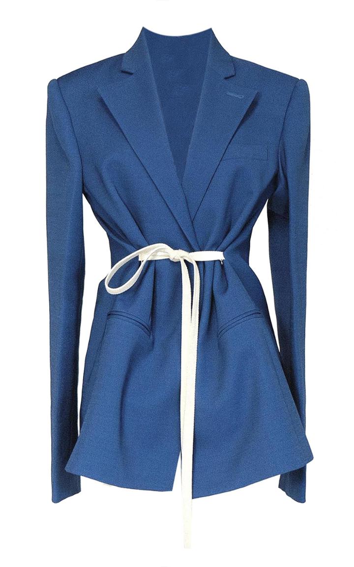 Moda Operandi Peter Do Everyday Belted Wool-blend Blazer
