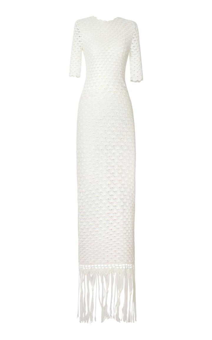 Moda Operandi Alejandra Alonso Rojas Crochet-silk Dress Size: S