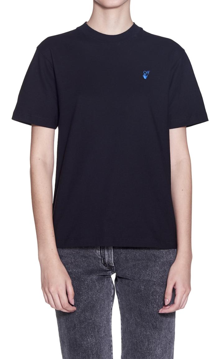 Moda Operandi Off-white C/o Virgil Abloh Logos Casual Crewneck Tee Size: Xl