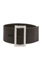 Alexandre Vauthier Wide Embellished Satin Belt