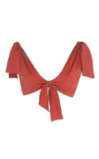 Johanna Ortiz Winding Roads Tie-front Bikini Top