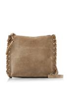 Isabel Marant Irope Leather-trimmed Suede Shoulder Bag