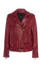 Nour Hammour Republique Leather Biker Jacket
