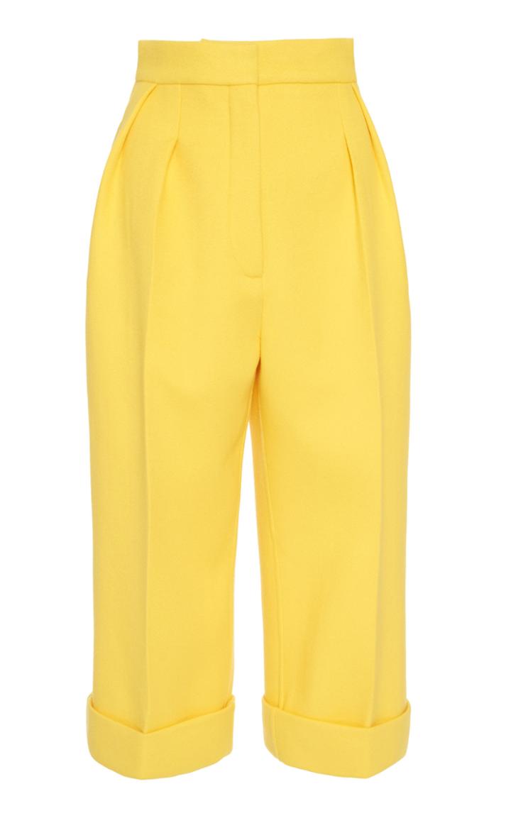 Max Mara Maestro Cotton Crepe Knee Length Shorts