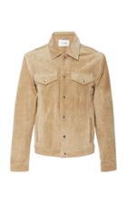 Frame Denim Suede Patch Pocket Jacket