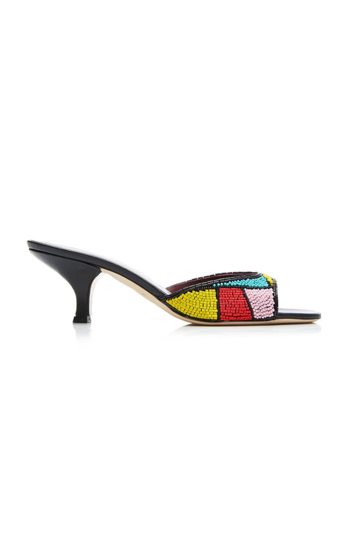 Staud Gene Beaded Sandals