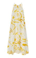 Moda Operandi Cult Gaia Chelsea Printed Silk Midi Dress Size: Xs