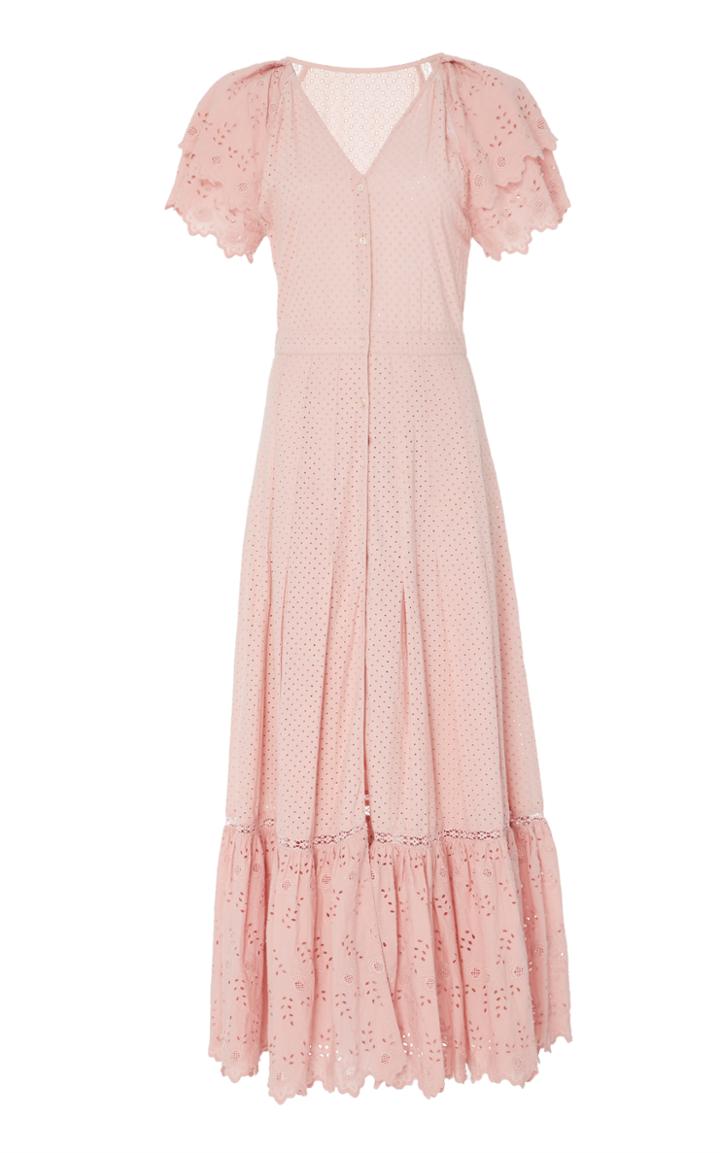 Loveshackfancy Jodie Midi Eyelet Dress