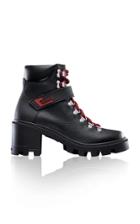 Moncler Carol Leather Ankle Boots