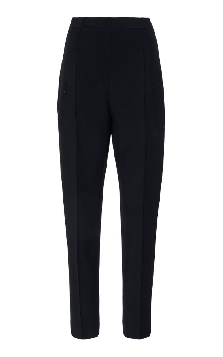 Andrew Gn High-rise Crepe Tapered Pants