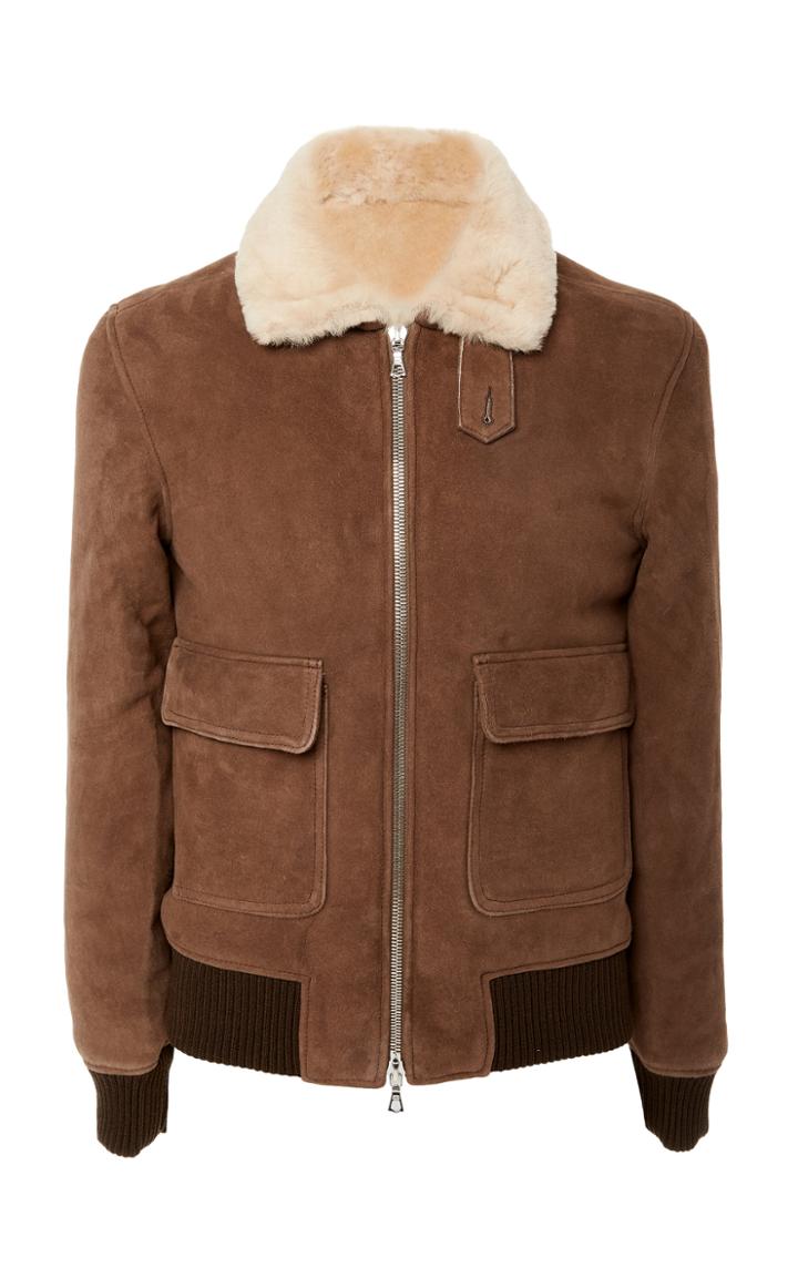 Officine Gnrale Pilot Shearling Suede Jacket