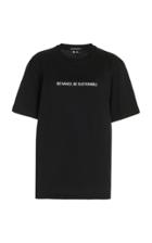 Moda Operandi Boyarovskaya Piercing-detailed Printed Cotton T-shirt