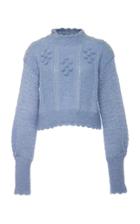 Loveshackfancy Persephone Pom Pom-embellished Mohair-blend Sweater