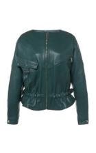 Moda Operandi Alberta Ferretti Utilitarian Nappa Leather Jacket