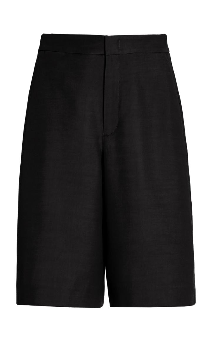 Moda Operandi Vince Linen-blend Wide-leg Shorts