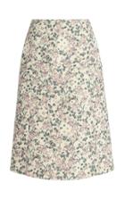Moda Operandi Luisa Beccaria Floral-printed Skirt