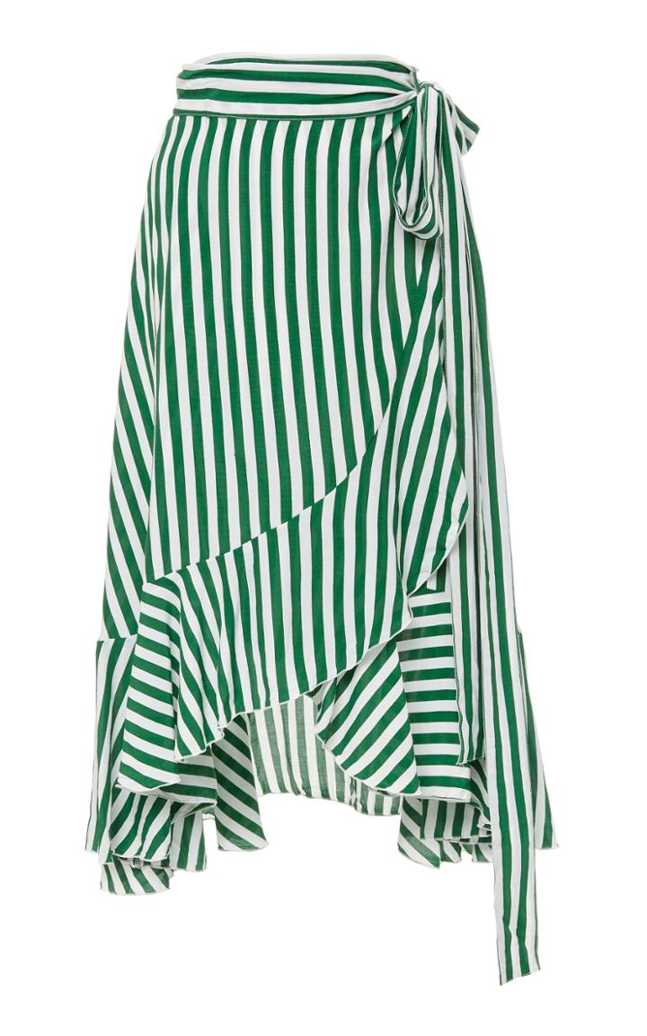 Faithfull Tramonti Striped Midi Skirt