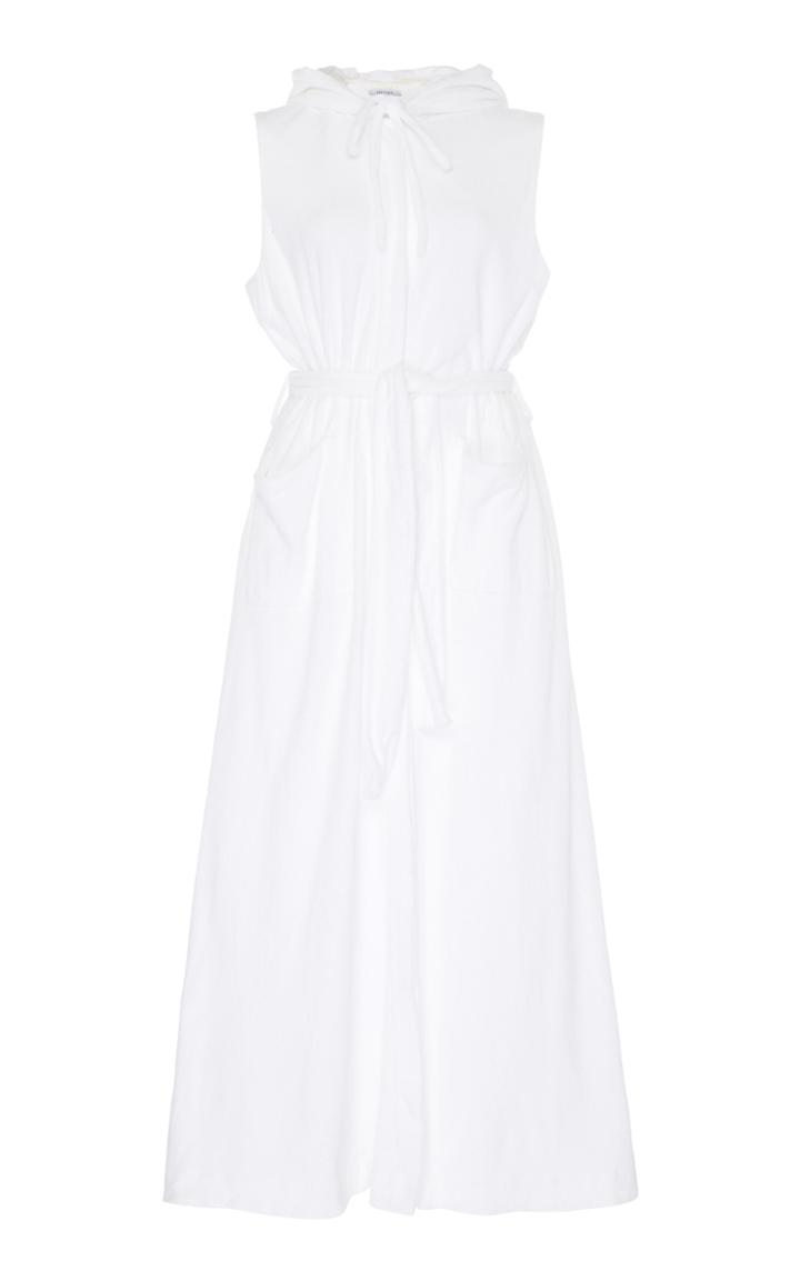 Moda Operandi Deitas India Sleeveless Hooded Cotton Dress Size: 34