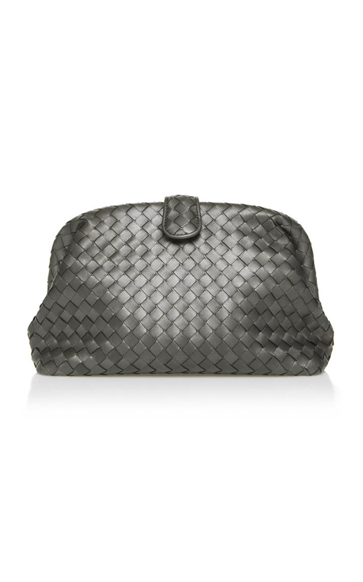 Bottega Veneta Lauren Antique Leather Clutch