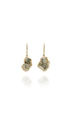 Pippa Small Dazzle Single Drop Pyrite Earrings