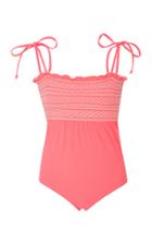 Lisa Marie Fernandez Selena Smocked One-piece Swimsuit