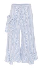 Palmer/harding Palmer//harding Flounce Hem Seersucker Culottes