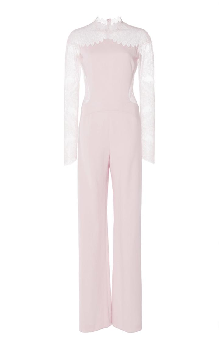 Zuhair Murad Lace Paneled Jumpsuit