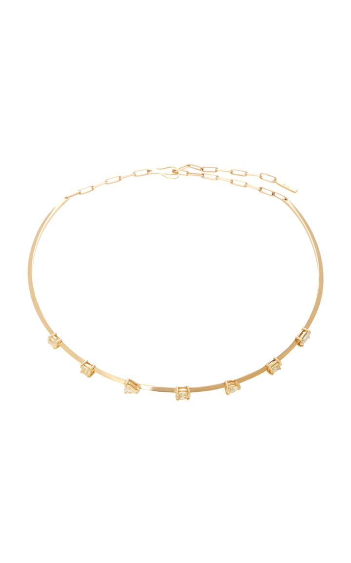 Jack Vartanian 18k Gold Fancy Diamond Choker