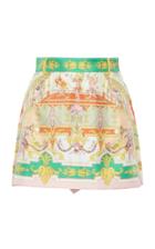 Moda Operandi Etro Printed Silk Mini Skirt
