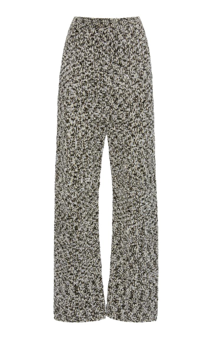 Loewe High-rise Knit Wide-leg Trousers