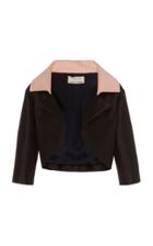 Herve Pierre Contrast Cocoon Jacket