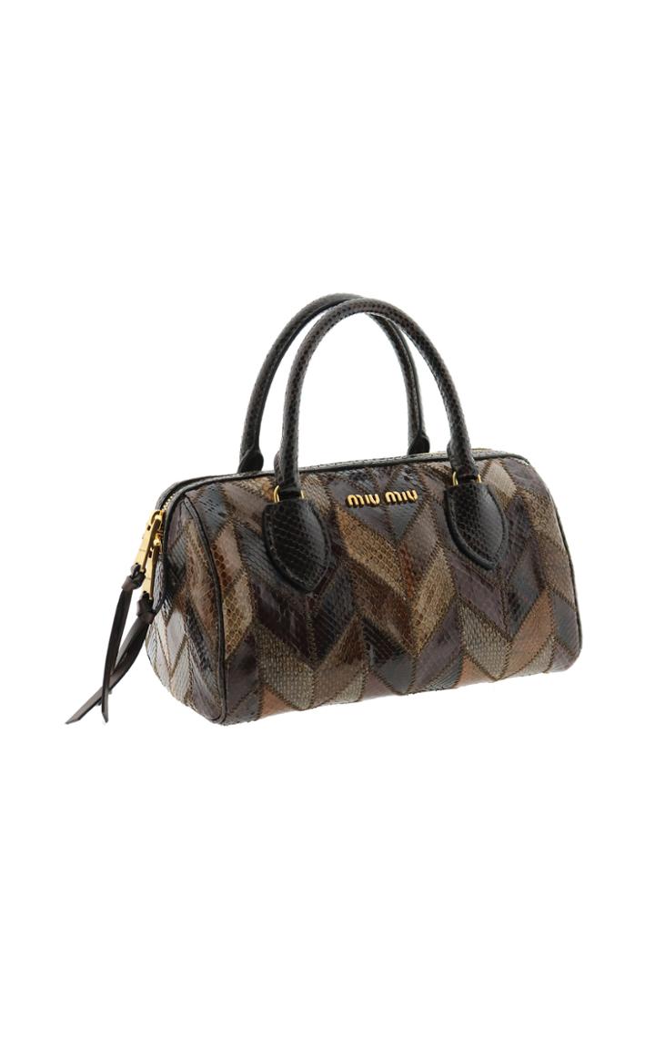 Moda Operandi Miu Miu Patchwork Ayers Top Handle Bag