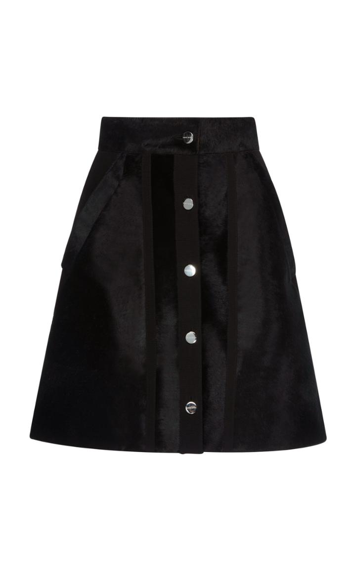 David Koma Back Pleat Skirt