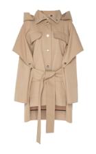 Courrges Wide Collar Button Detail Jacket