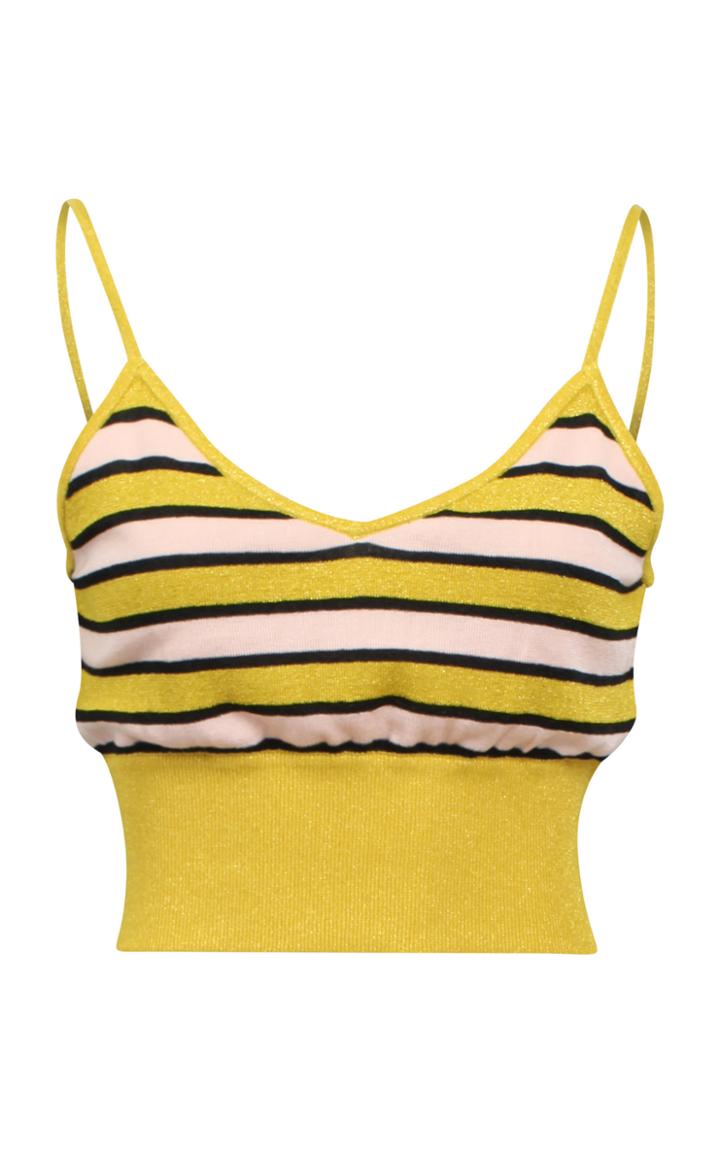 Moda Operandi Baum Und Pferdgarten Cortessa Tight Cropped Knit Top Size: Xs